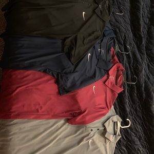 Lot of 4 Nike DryFit Polos